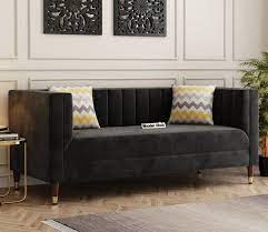 Buy Amaya 3 Seater Sofa Velvet