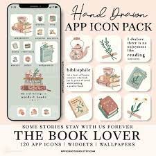 Book Lover App Icons Bookworm Ios