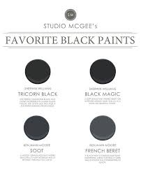 Studio Mcgee Black Paint Color
