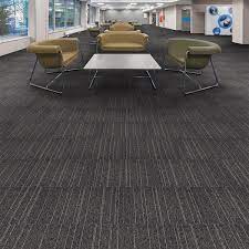 Aladdin Fixed Attitude Gray Commercial 24 In X 24 Glue Down Carpet Tile 24 Tiles Case 96 Sq Ft