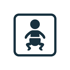 Car Seat Icon Rounded Squares On