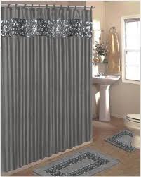 Sinatra Bling Silver Grey Fabric Shower