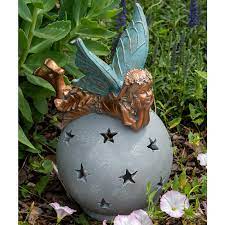 Solar Globe Garden Fairy Brecks