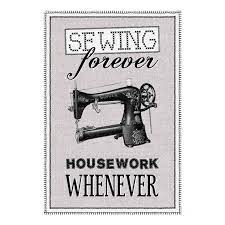 Vintage Sewing Print Sewing Wall Decor
