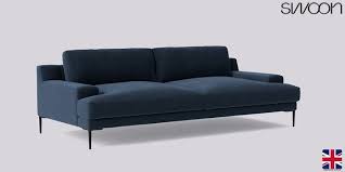 Swoon Large Sofa Smart Wool Indigo