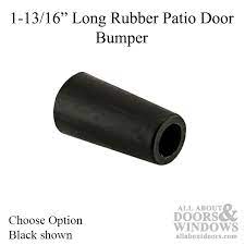 Sliding Patio Door Rubber Bumper Black