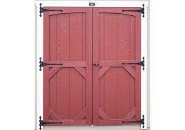 Wooden Vinyl Shed Doors