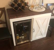 Mini Fridge Coffee Bar Cabinet