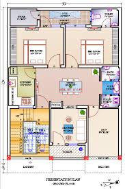 30 X40 Residential House Plan Cad