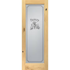 Knotty Alder Interior Wood Door