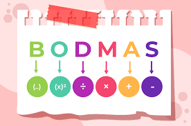 Bodmas Rule Examples Full Form