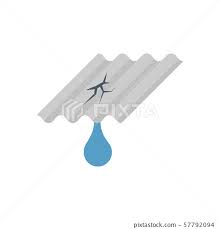 Waterproof Water Leak Icon Stock