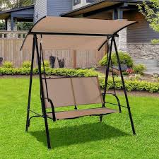 Metal Outdoor Patio Swing Canopy Swing