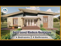 Split Level Modern Bungalow House