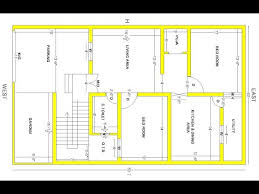 30x50 West Facing House Plan With Car