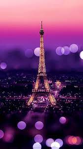 Beautiful Paris Eiffel Tower Night