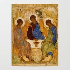 Holy Trinity Icon Byzantine Orthodox