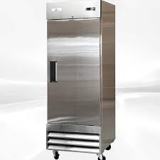 Cooler Depot 23 Cu Ft Frost Free One Door Commercial Upright Freezer Commercial Freezer In Stainless Steel Silver