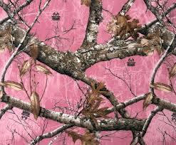 Pink Camouflage By The Yard Fabric For