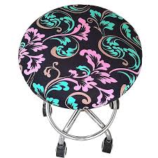 Removable Elastic Bar Stool Cover Round