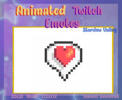 Animated Twitch Icon Floating Heart