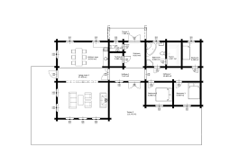 Lc116 Floor Plan Log And Timber Frame