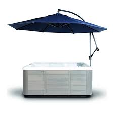 Spa Side Umbrella Navy Pool