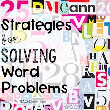 Strategies For Solving Word Problems