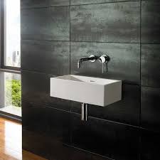 White Stone Resin Rectangular Sink