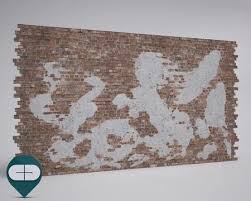 Brick Wall With Old Plaster Repeatable