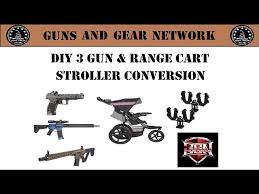 Diy 3 Gun Range Cart Jogging Stroller