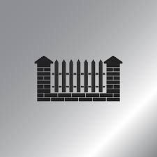 Simple Fence Vector Icon Tasmeemme Com