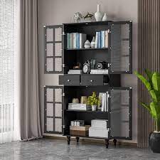 Wood Storage Display Cabinet
