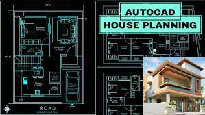 Autocad Building Drawing House Planing