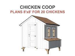 En Coop Plans 20 Ens 8x8 Ft