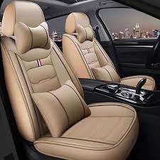 Romanbin Leather Car Seat Covers Faux