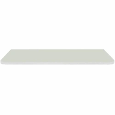 White Klaxon Decor Glass Wall Shelf