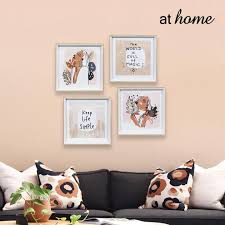 At Home Lady Quotes Nordic Wall Frame
