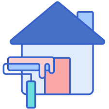House Painting Flaticons Lineal Color Icon