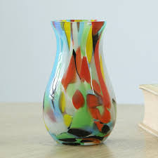 Art Glass Bud Vase Impressionist