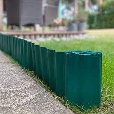 Green Plastic Garden Lawn Edging 9m X