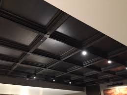 classic coffers suspended wood ceiling