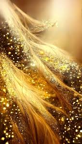 Abstract Gold Glitter Sparkle Wallpaper