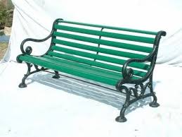 Metal Contempoary Outdoor Park Benches