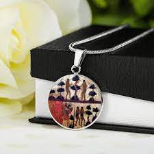 Adam And Eve Orthodox Icon Pendant Necklace Garden Of Eden Medal Adam And Eve The S First Man And First Woman Gift