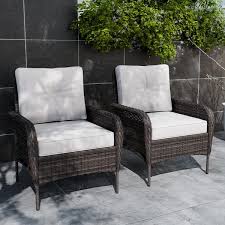 Coos Bay 2 Piece Brown Wicker Patio