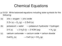 Ppt Chemical Equations Powerpoint