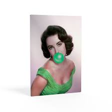 Elizabeth Taylor Green Bubble Gum
