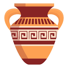 Ancient Greece Vase Icon Cartoon Vector