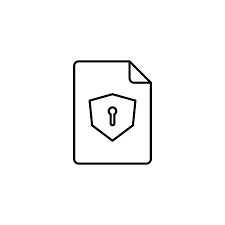 File Icon Is Locked Icon Design For